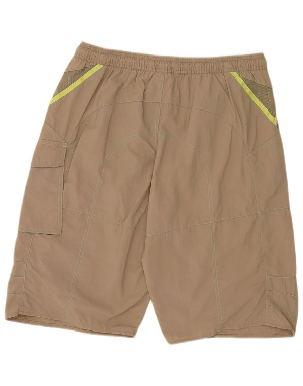 Męskie spodenki kąpielowe Adidas Graphic, duże, nylonowe khaki