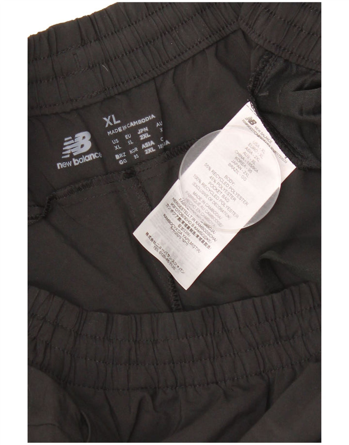 Męskie spodnie dresowe New Balance Joggers XL, czarny poliester