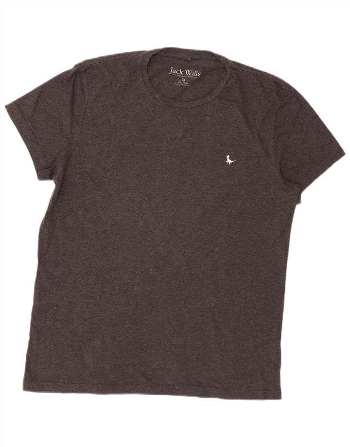 T-shirt męski Jack Wills, średnioszary, bawełniany