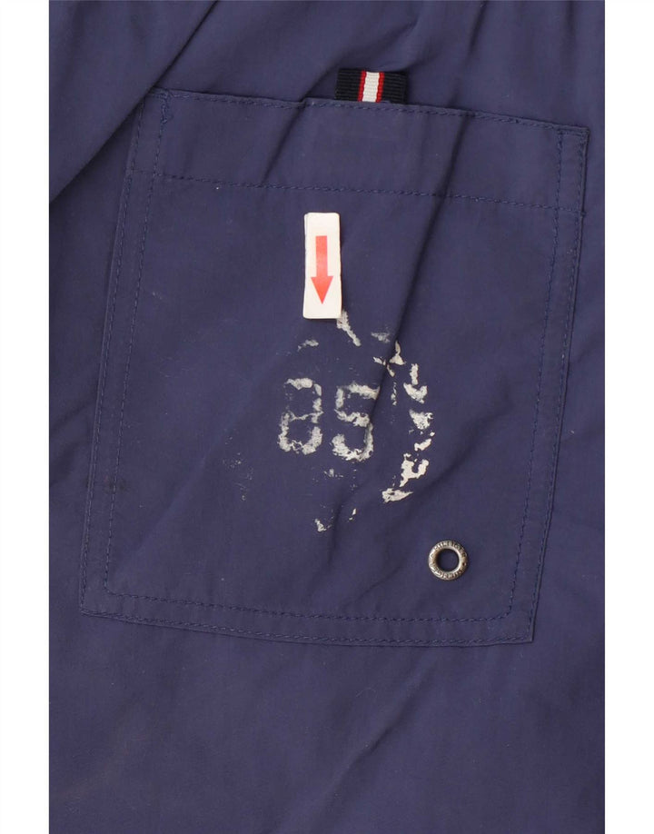 Męskie spodenki kąpielowe Tommy Hilfiger Graphic Cargo, średni kolor granatowy