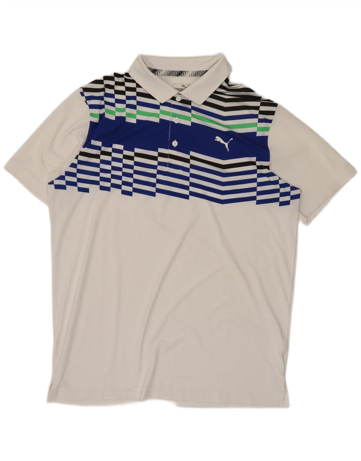 Męska koszulka polo Puma w kolorze średniobiałym