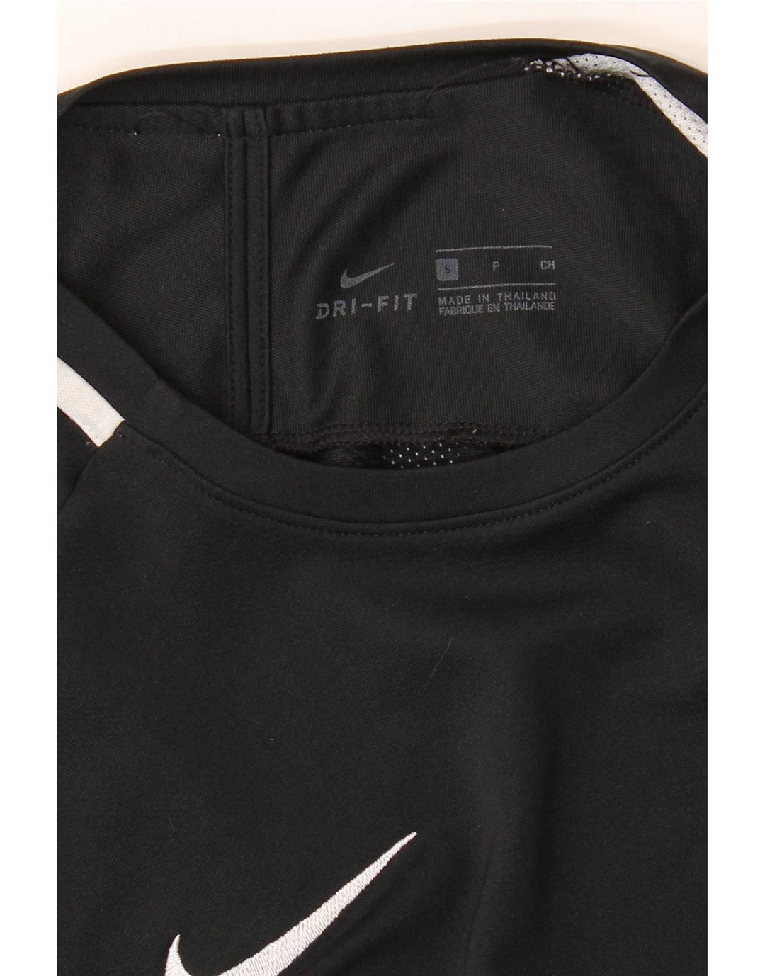 Męski T-shirt Nike Dri Fit, mały, czarny, z blokami kolorów