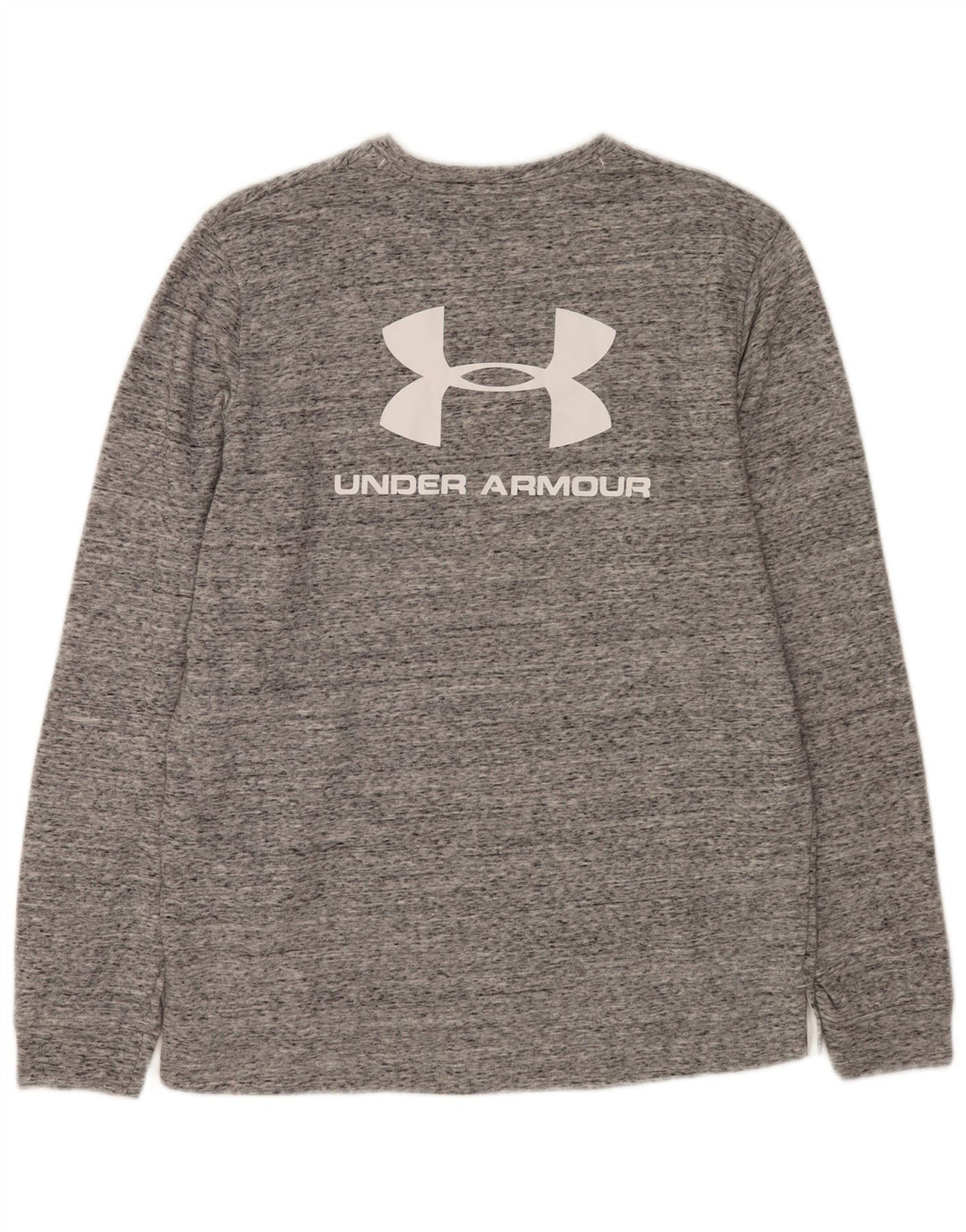 Męska bluza z grafiką Under Armour, średnioszara, bawełniana w plamki