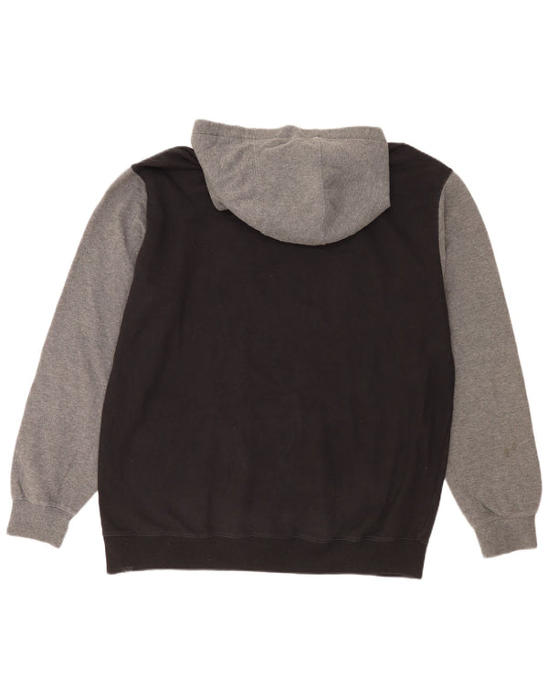 Męska bluza z kapturem Volcom 2XL, czarna, bawełniana z blokami kolorów