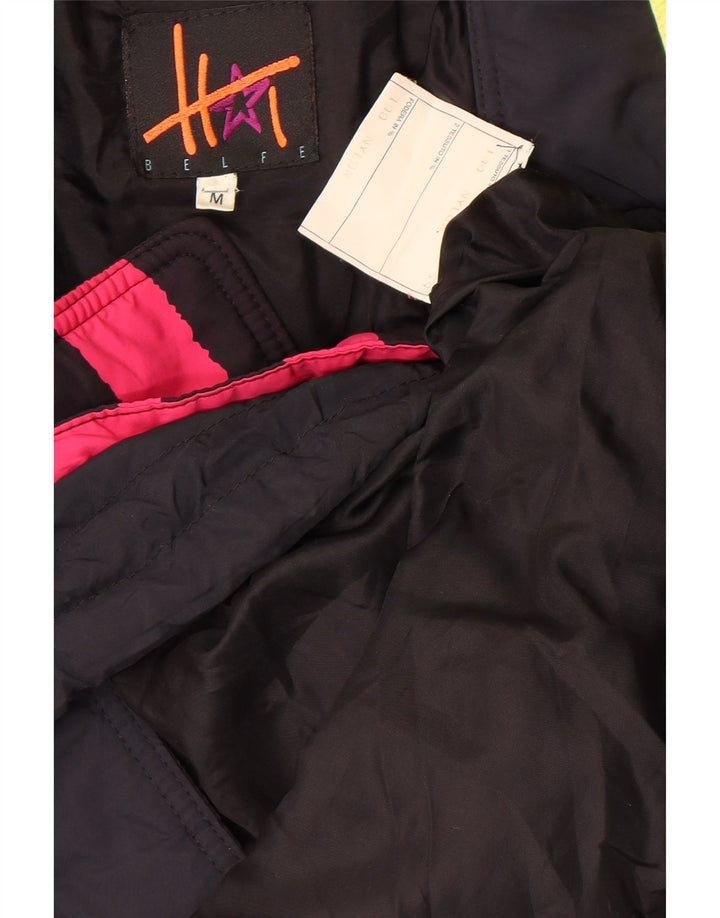 Męska kurtka narciarska Belfe Abstrakcyjny wzór UK 38 Średni wielobarwny nylon