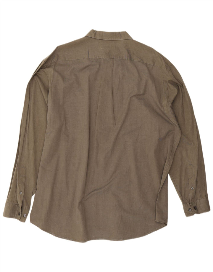 Koszula męska Eddie Bauer XL, bawełniana w kolorze khaki