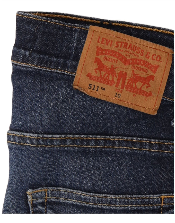 Dżinsy chłopięce Levi's 511 Slim 9-10 lat W24 L26 Niebieska bawełna