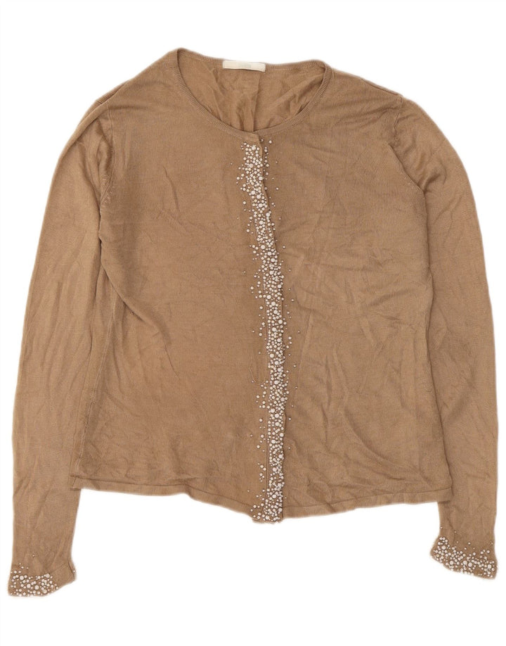 Marks & Spencer Damski sweter oversize UK 10 Small Brown