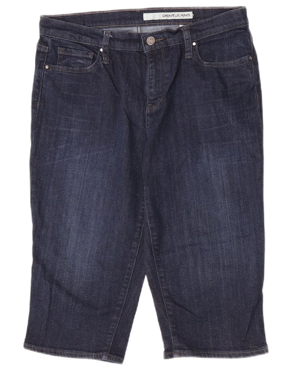 Damskie spodenki jeansowe Dkny US 8 Medium W30 Granatowa bawełna