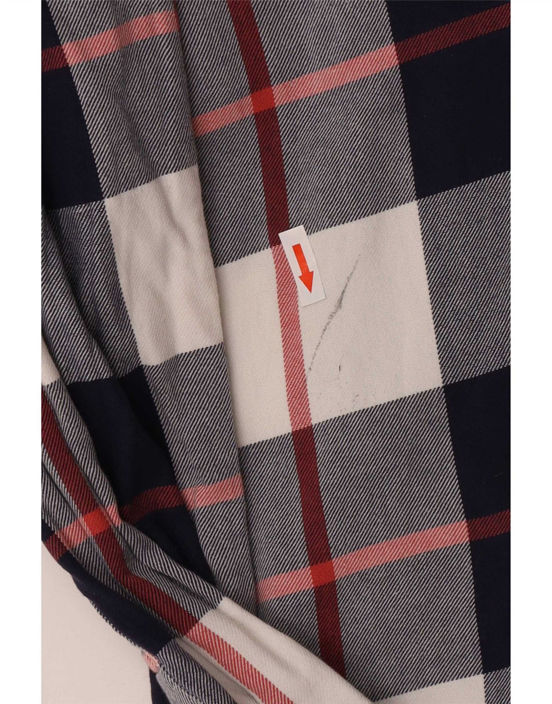 Męska koszula flanelowa Tommy Hilfiger XL w niebieską kratkę, bawełniana