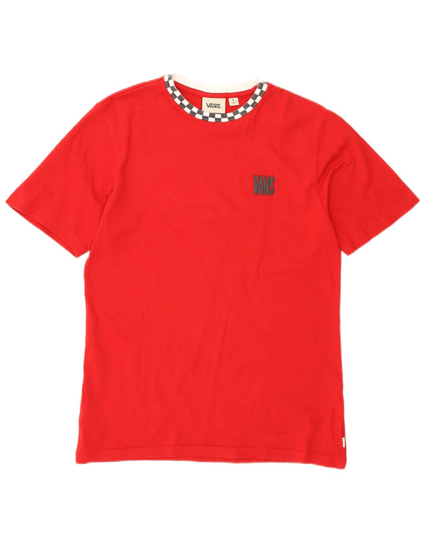 T-shirt damski Vans UK 14, duży, czerwony