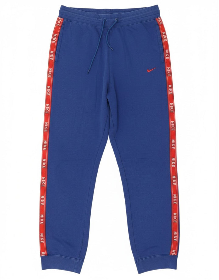 Męskie spodnie dresowe Nike Graphic Dresy Joggery w kolorze średnioniebieskim