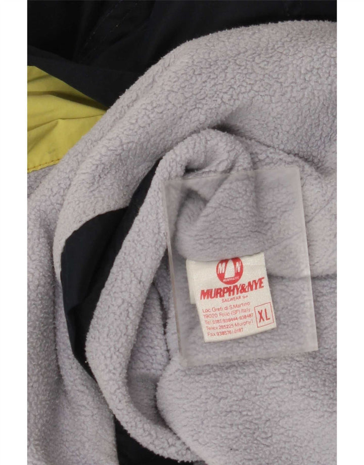 Męska kurtka wiatrówka Murphy & Nye Graphic UK 42 XL, granatowa, poliester