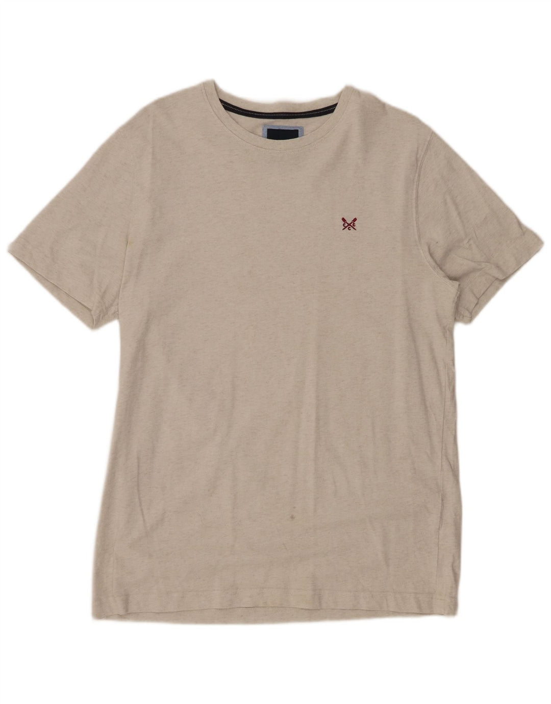 CREW CLOTHING Męski T-shirt Top, duży, w białe plamki