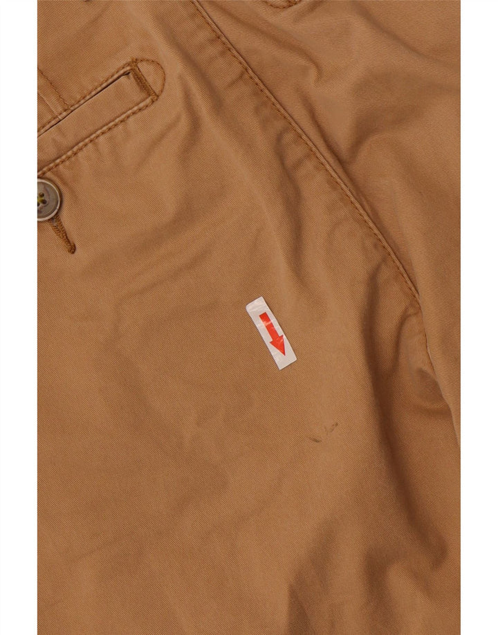 Męskie spodnie typu slim chino Ted Baker W30 L32, brązowa bawełna