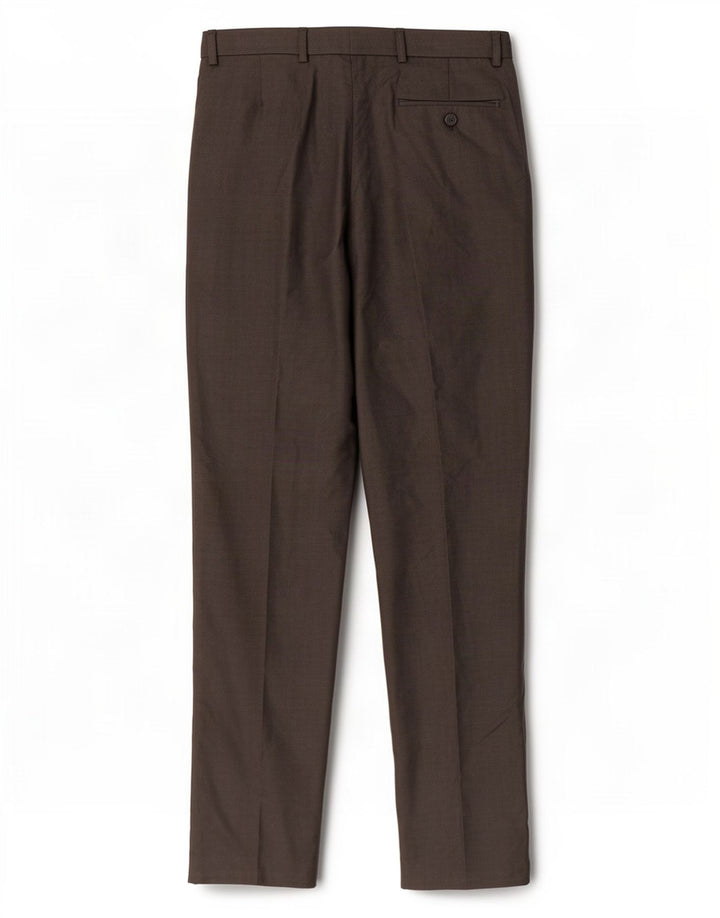 Damskie spodnie garniturowe Marks & Spencer W32 L33 Brązowy poliester