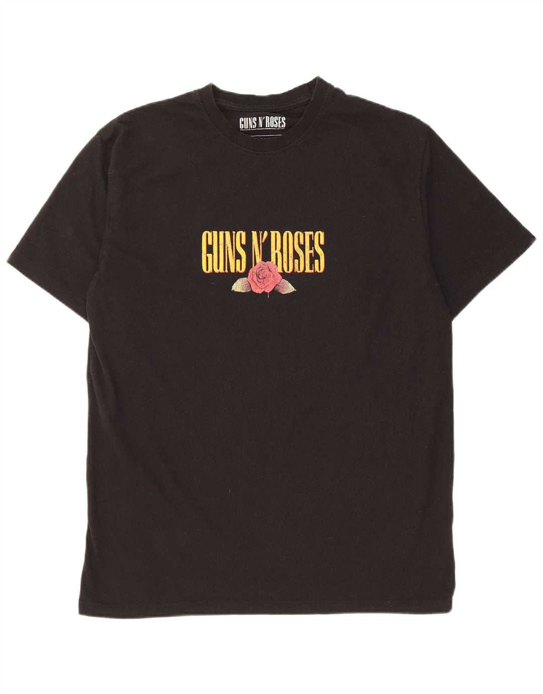 Męski T-shirt z grafiką Pull & Bear, średni czarny poliester