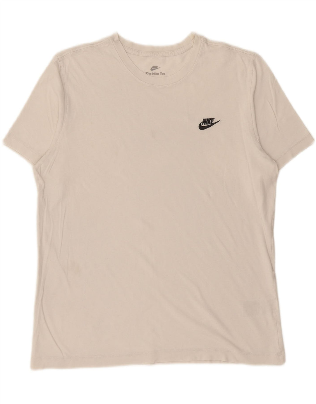 Męski T-shirt NIKE, duży, biały, bawełniany