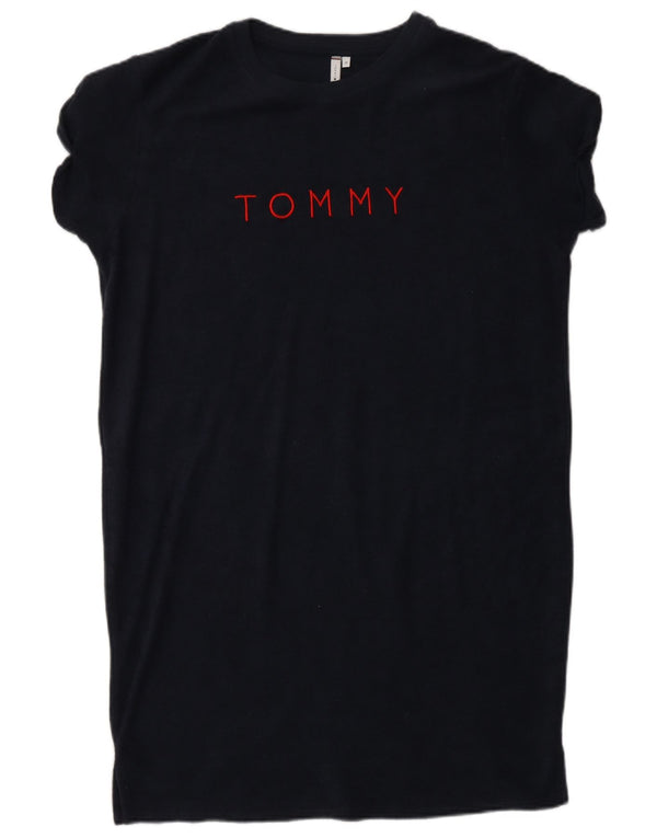 Damska sukienka t-shirtowa o luźnym kroju Tommy Hilfiger UK 12, średni granat