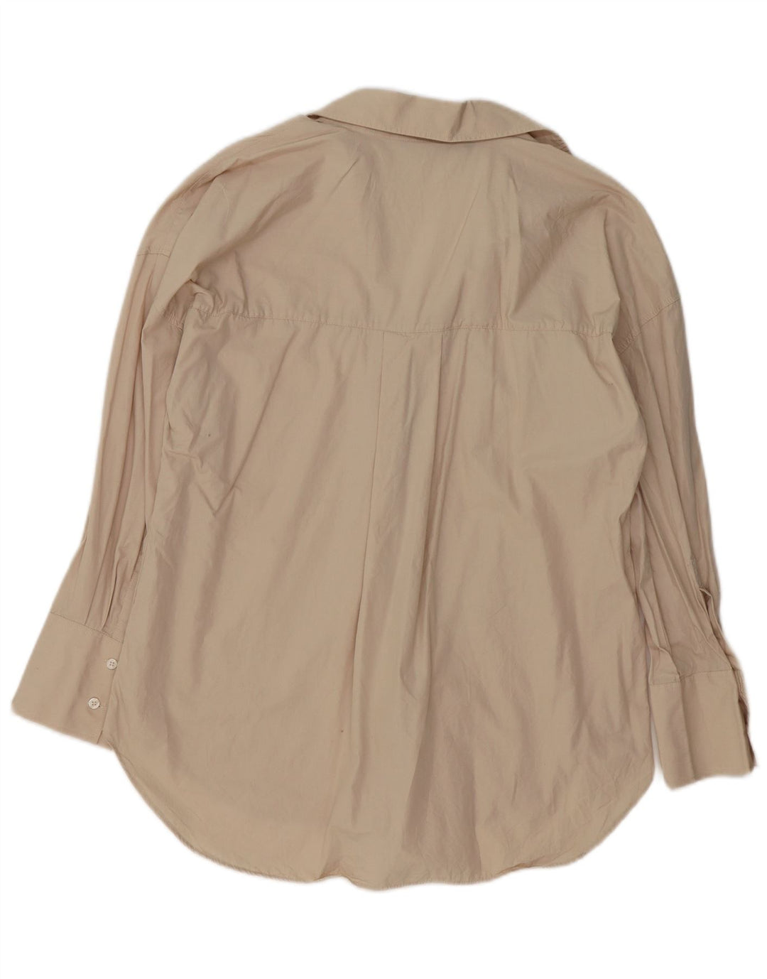 Damska bluzka koszulowa oversize Zara UK 10 Small Beżowa