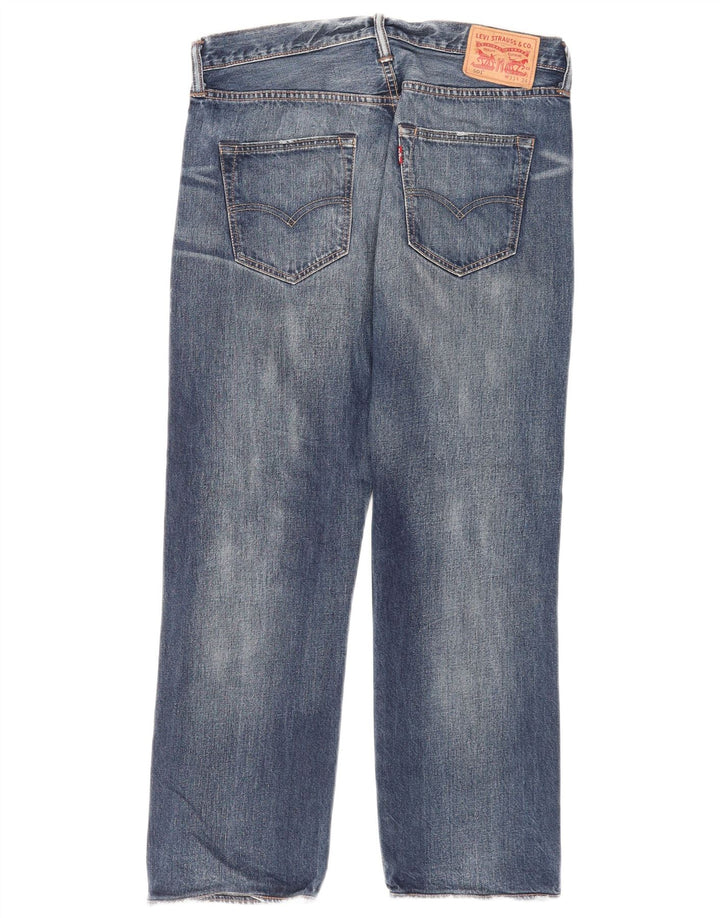 Męskie jeansy Levi's 501 Straight W33 L27 Niebieskie bawełniane