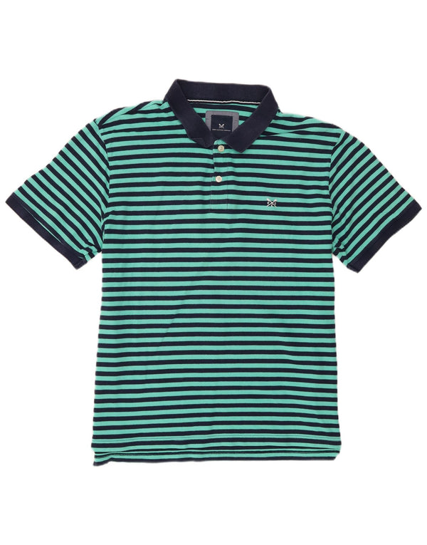 Crew Clothing Męska koszulka polo 2XL Granatowa, bawełniana w paski