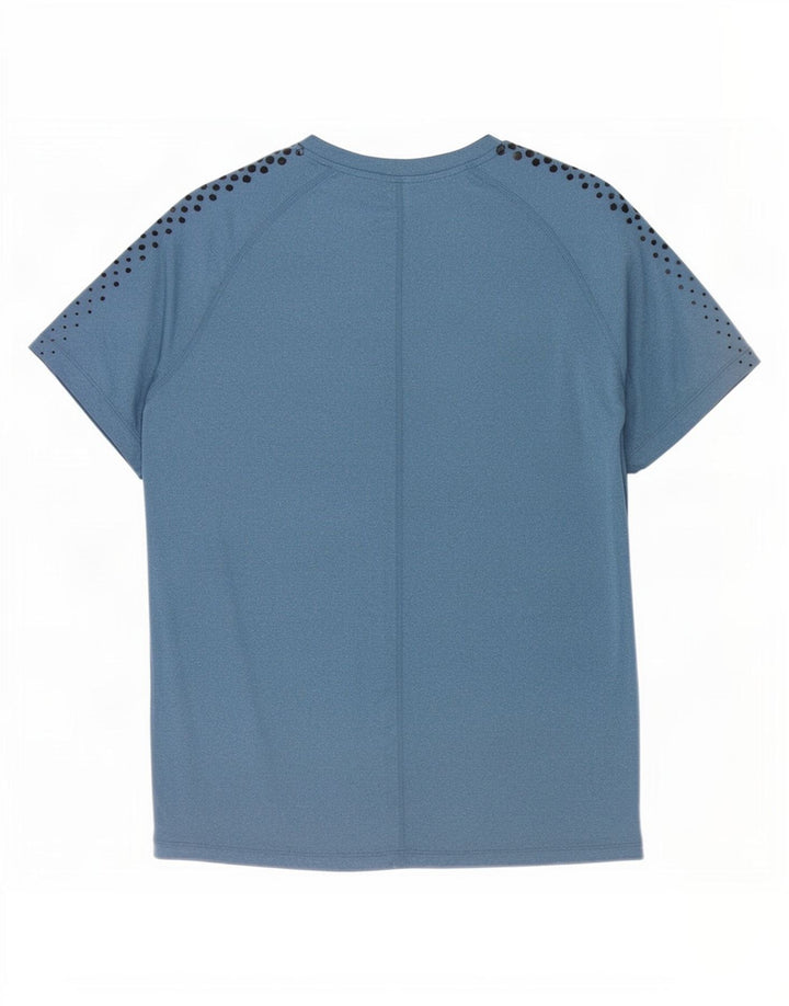 Męska koszulka T-shirt Asics XL, granatowa, z poliestru w cętki