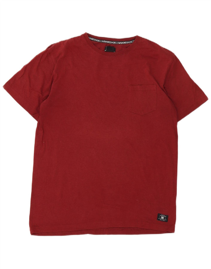 T-shirt męski DC, średni, bordowy