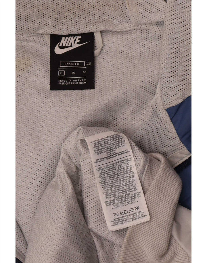 Męska kurtka dresowa Nike o luźnym kroju XL, wielobarwna, z blokami kolorów