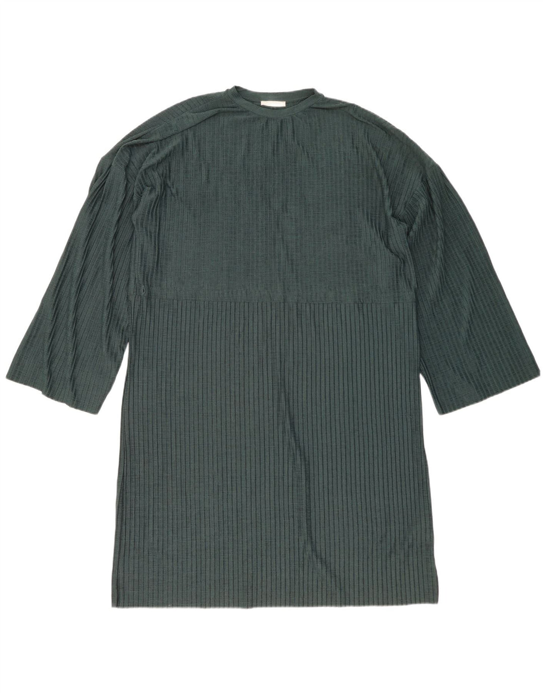 Sukienka damska Zara Trafaluc z długim rękawem, oversize UK 14, średnia zieleń