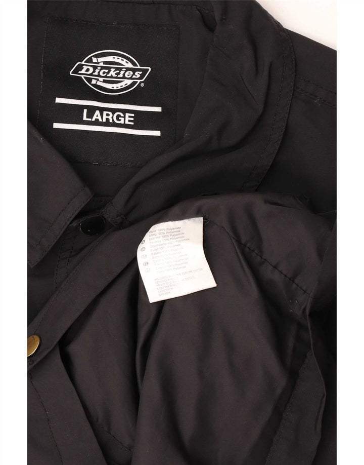 Dickies Mens Bomber Jacket UK 40 Large Black Polyamide
