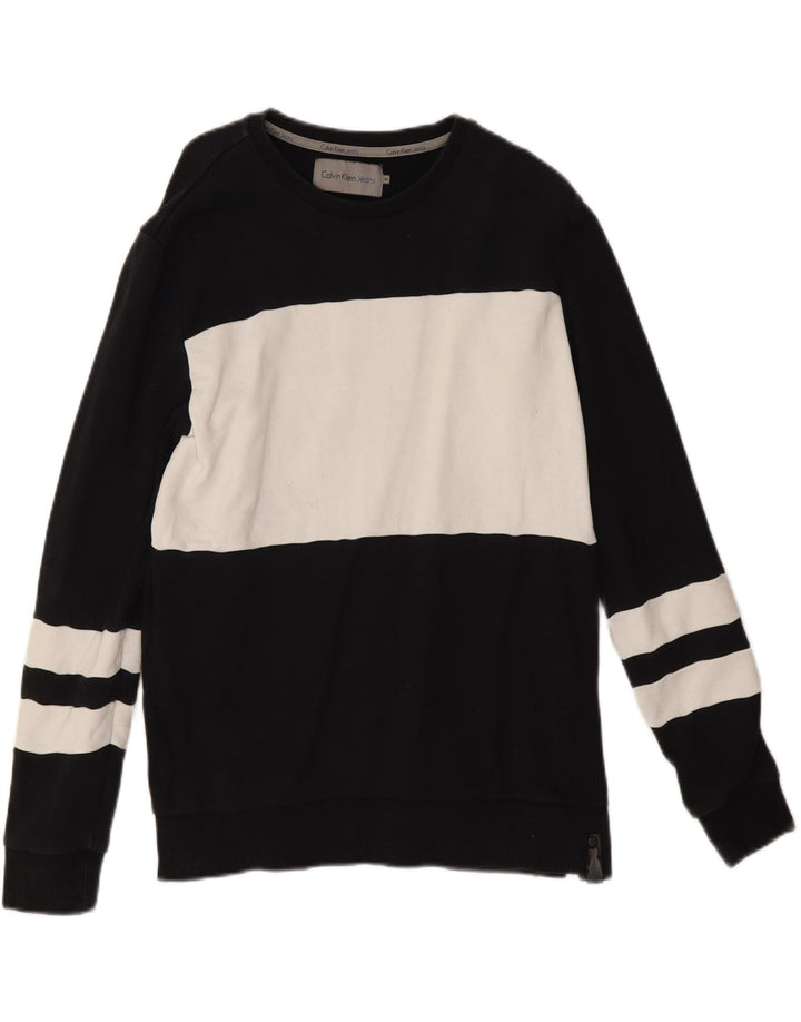 Męska bluza Calvin Klein Jeans, bawełniana, w kolorze średniej czerni