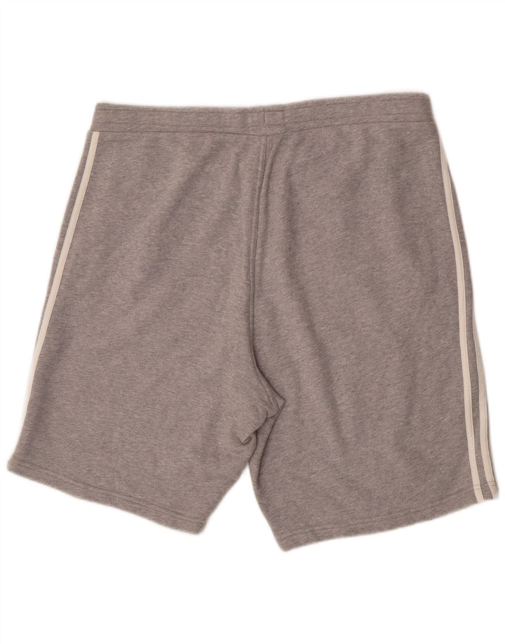 Męskie spodenki sportowe Adidas XL, szare, bawełniane