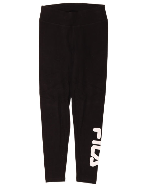 Damskie legginsy Fila Graphic UK 10 Small Black