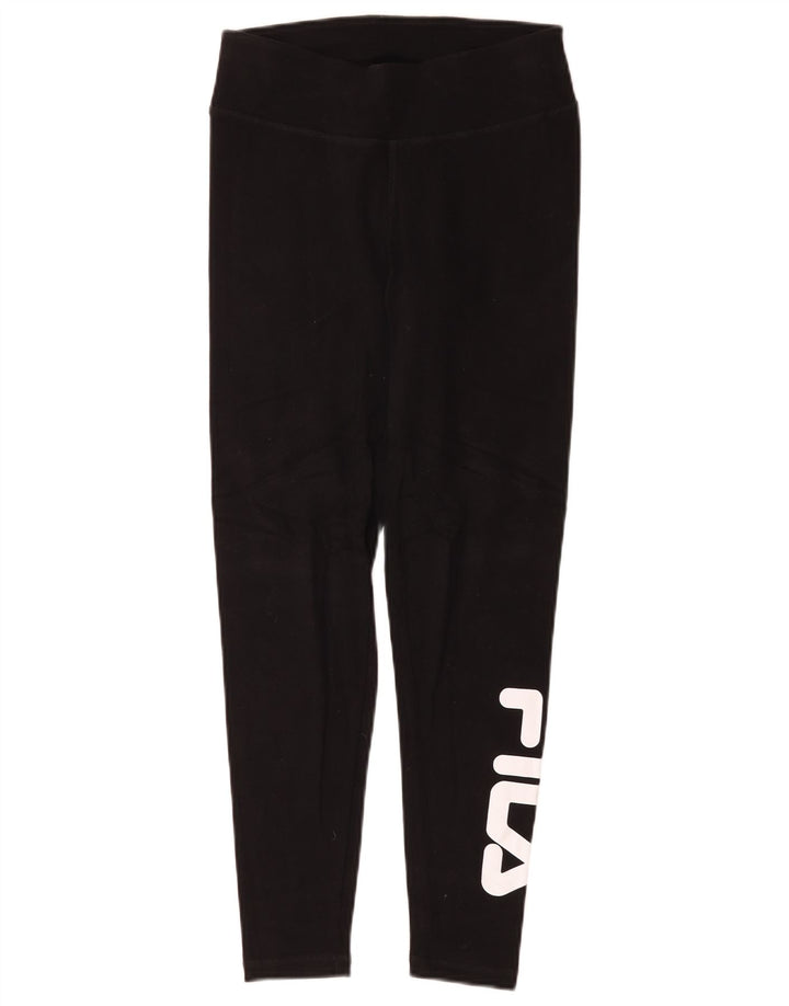 Damskie legginsy Fila Graphic UK 10 Small Black