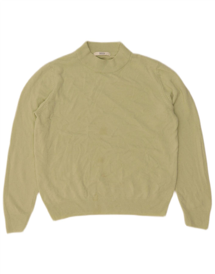 Marks & Spencer Damski sweter z golfem, UK 12, średni zielony
