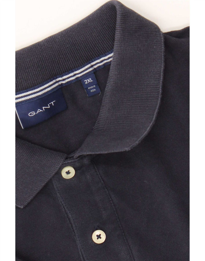 Męska koszulka polo Gant 2XL granatowa