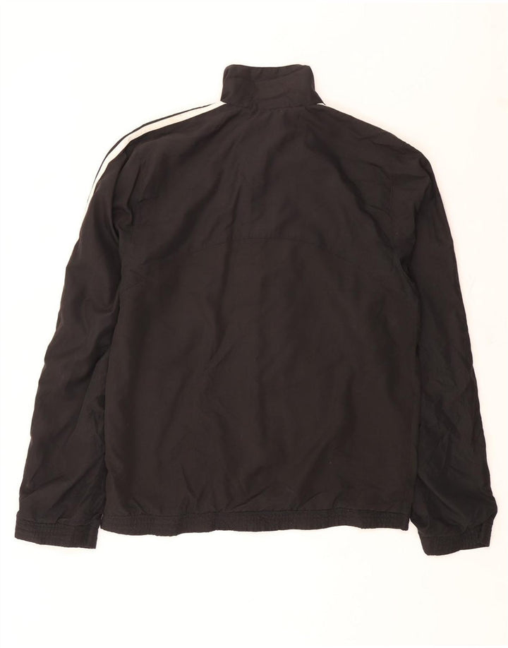 Adidas Męska kurtka dresowa UK 36/38 Mały czarny poliester
