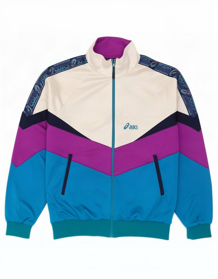 Męska kurtka dresowa Asics IT 54 XL, wielokolorowa, z blokami kolorów