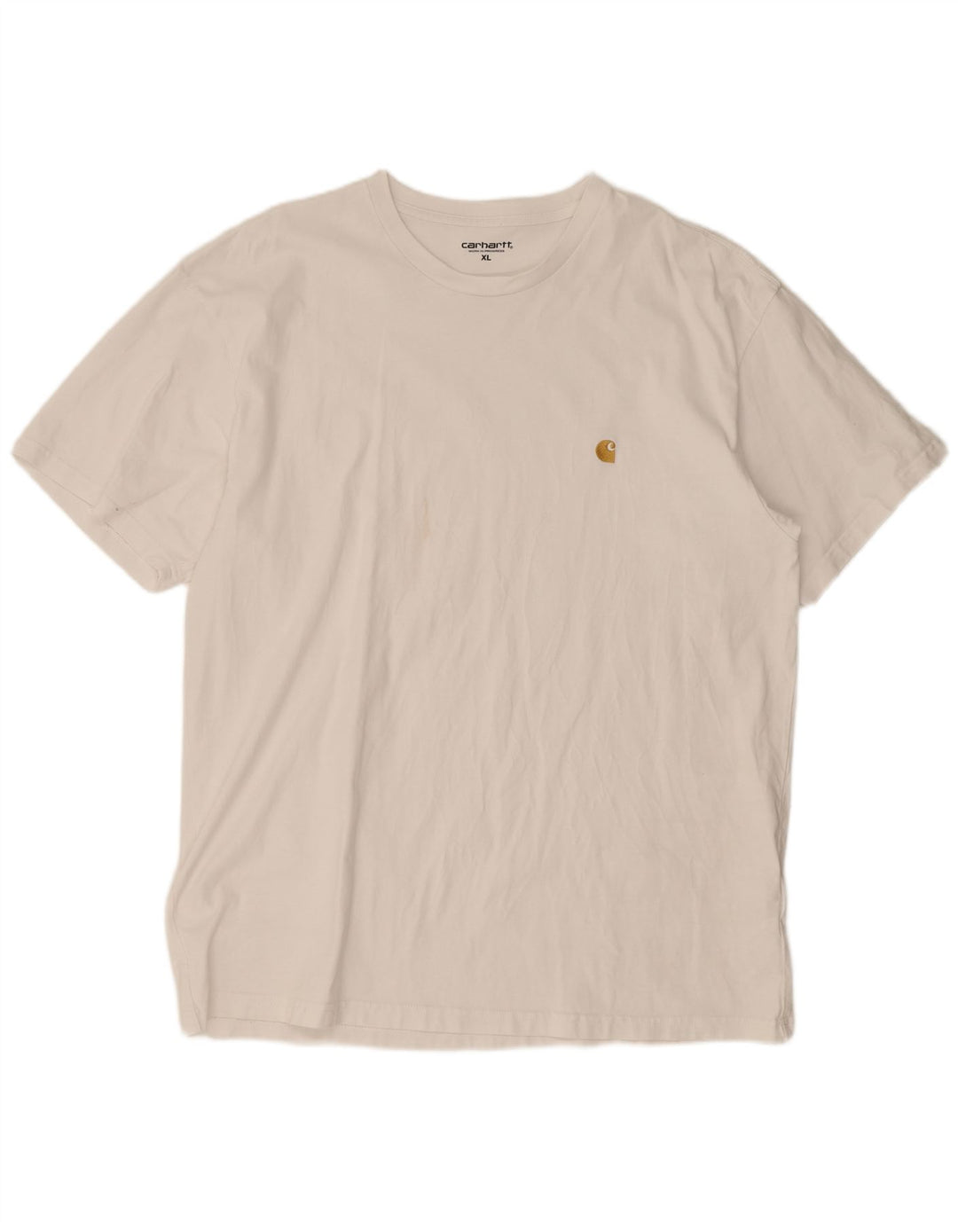 T-shirt męski Carhartt, top XL, biała bawełna