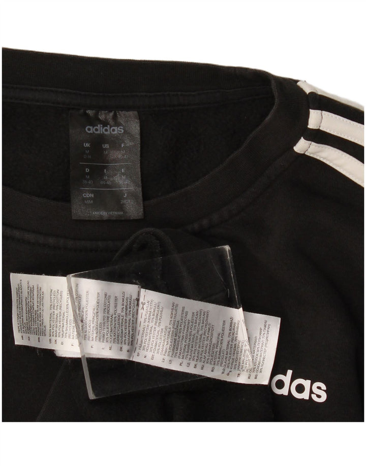 Damska bluza Adidas Jumper UK 12/14 Średnia czarna bawełna