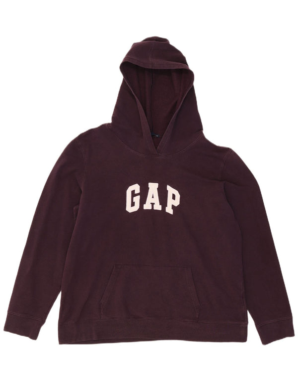 Damski sweter z kapturem Gap, UK 18 XL, bordowy, bawełniany