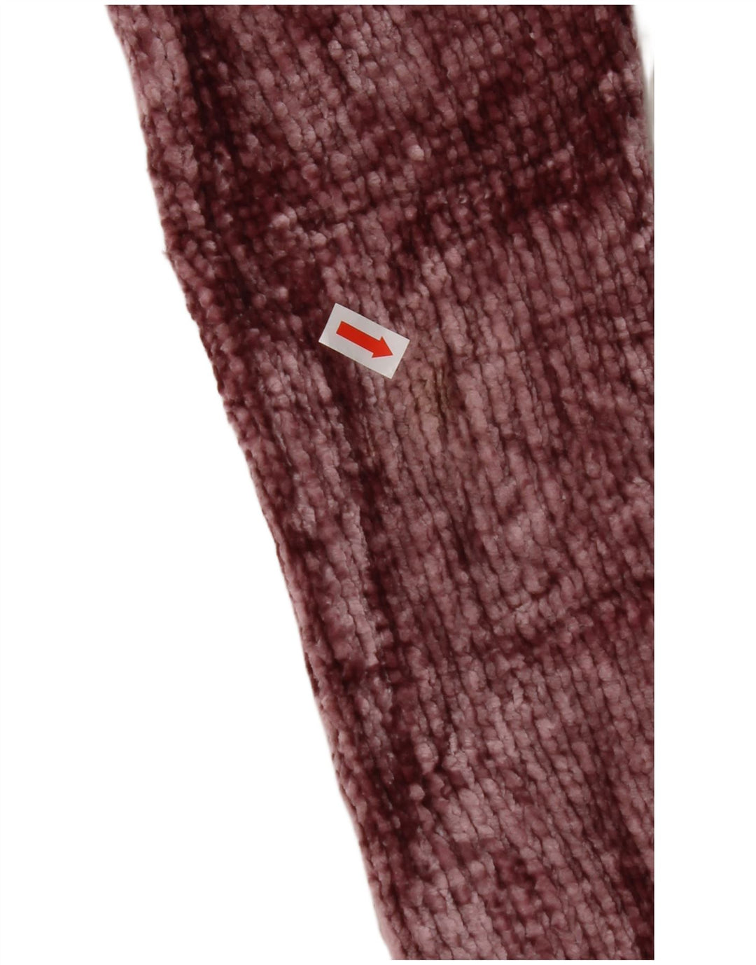 ORVIS Damski sweter z dekoltem w kształcie litery V, UK 14, średni bordowy poliester