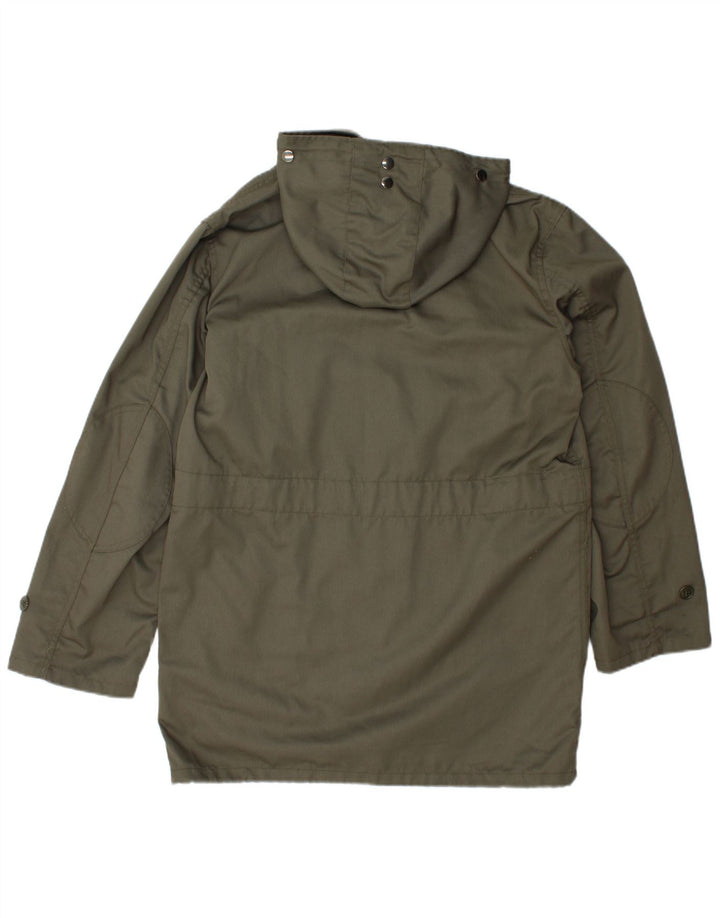 Męska kurtka parka z kapturem w stylu vintage IT 46 Small Khaki