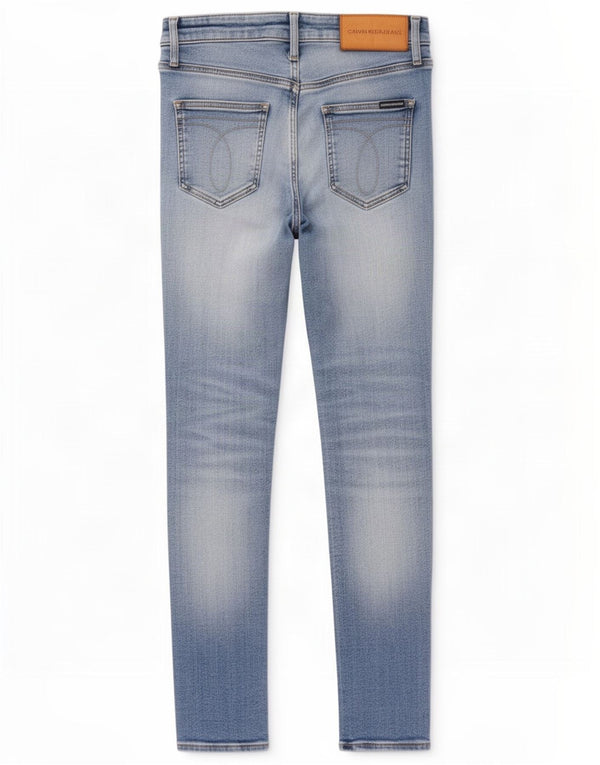 Damskie dżinsy Calvin Klein Super Skinny W28 L30 Niebieskie bawełniane