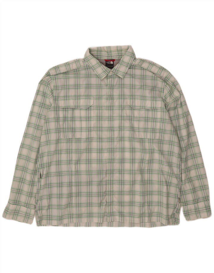 Męska koszula wojskowa The North Face 2XL z nylonu w białą kratkę