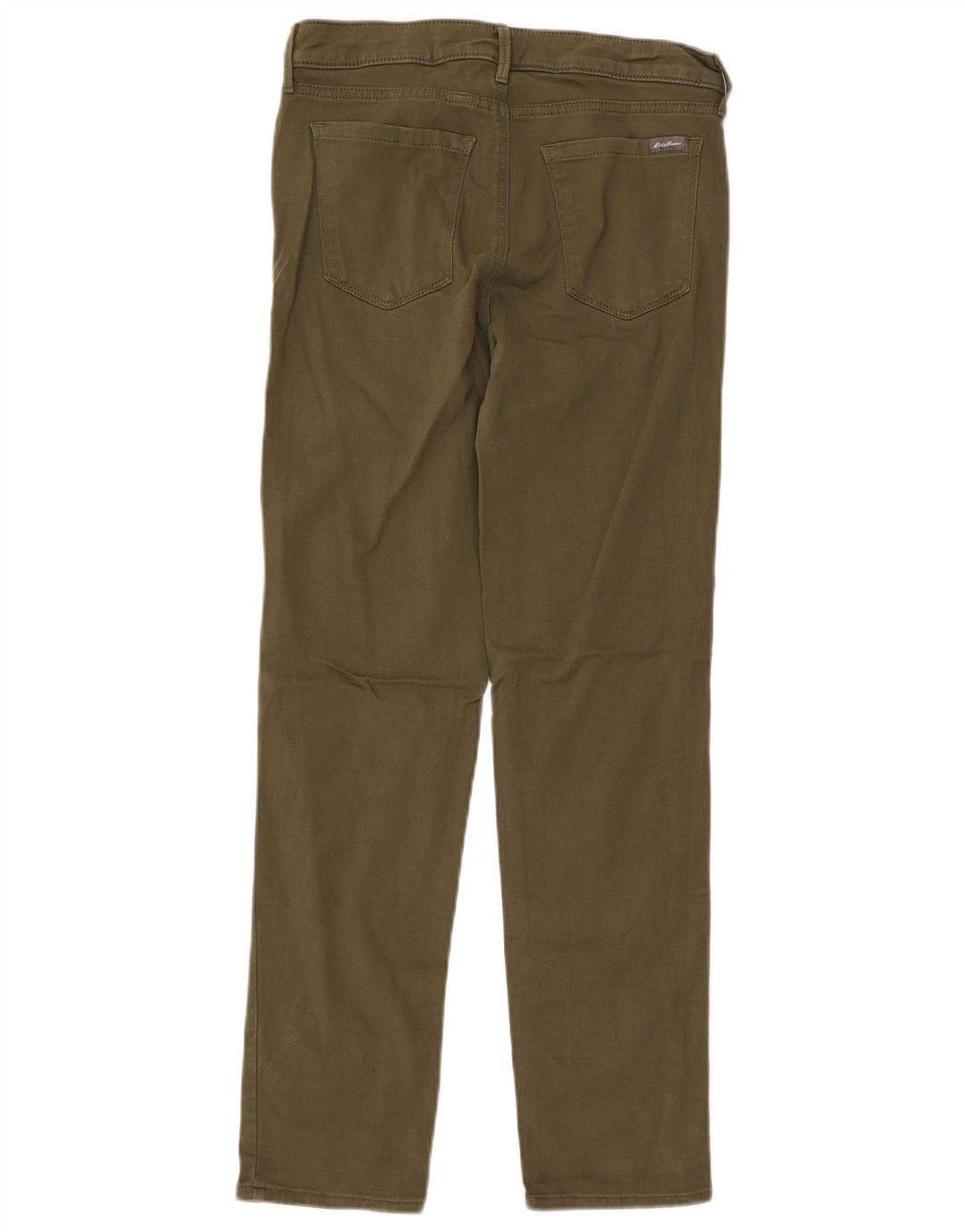 Damskie spodnie typu slim casual Eddie Bauer US 8 Medium W28 L29 Khaki