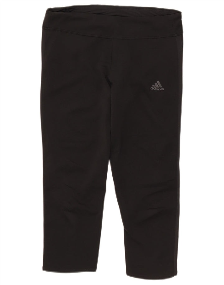 Damskie legginsy Adidas Climacool Capri UK 8/10 Mały czarny poliester