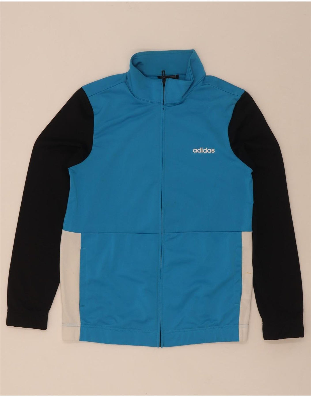 Damska kurtka dresowa Adidas UK 12/14 w kolorze średniego niebieskiego