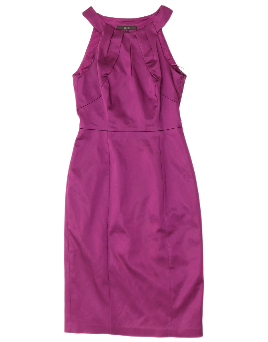 Damska sukienka płaszczowa COAST UK 8 Mały bordowy octan